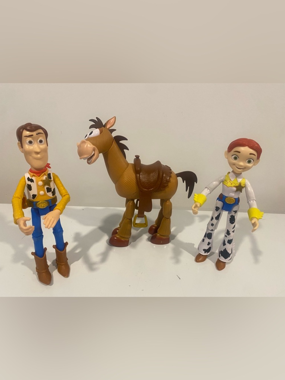 Disney Pixar Toy Story Woody Jessie Bullseye Figure Lot Mattel Storytellers
